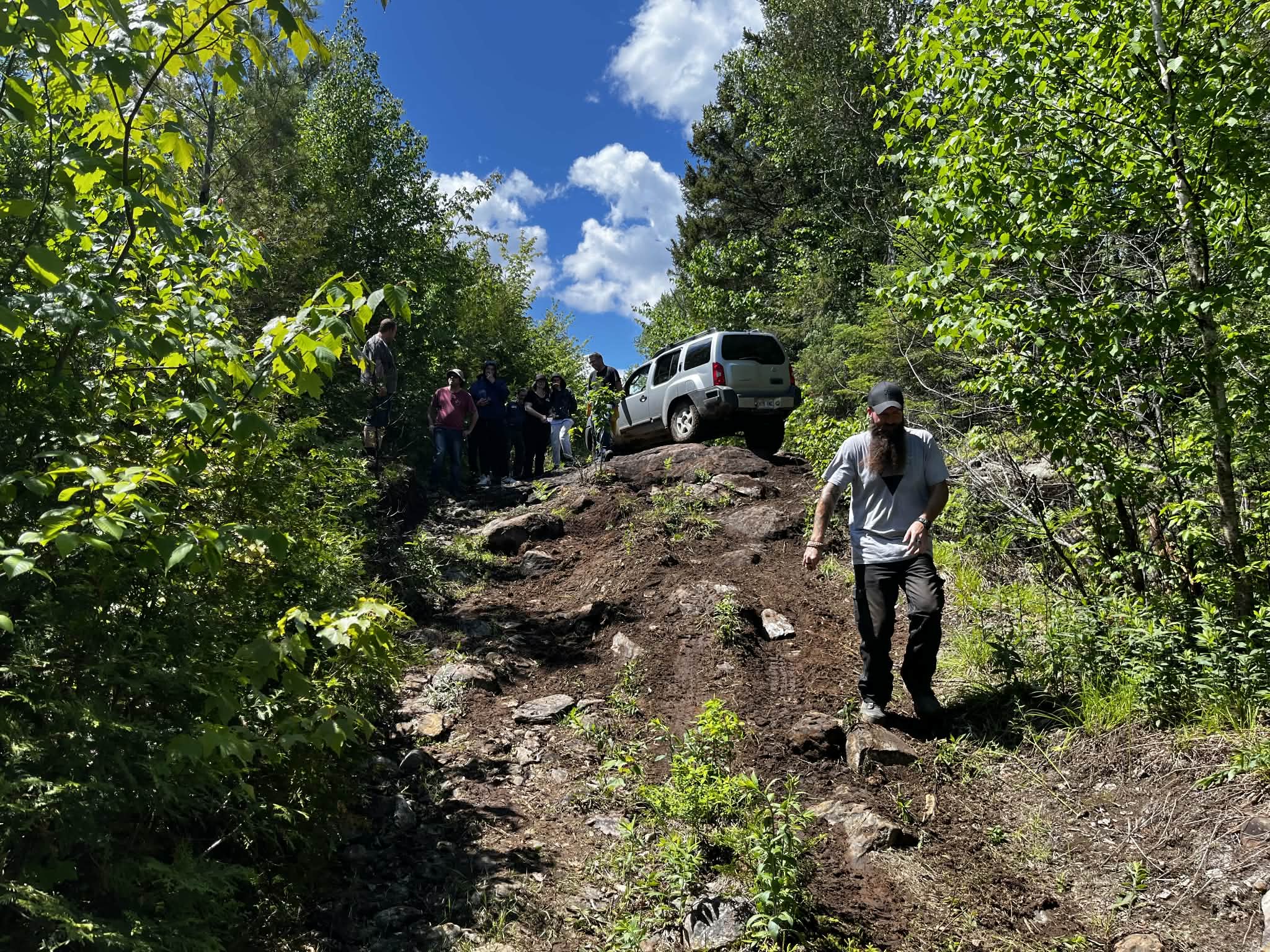 Membre du club en action